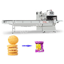 high speed biscuits automatic pillow packing machine